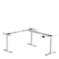 Silver 3 Stage Three Motor Adjustable Height L-Shaped Base