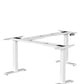 Silver 3 Stage Three Motor Adjustable Height L-Shaped Base